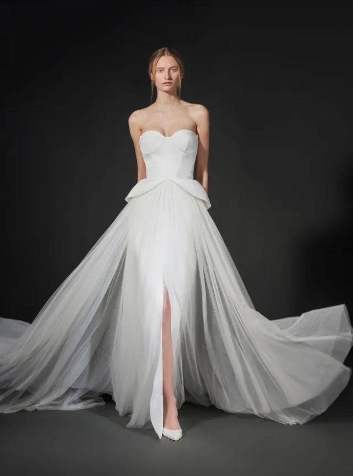 2025 Vera Wang A Kesim Korseli Gelinlik