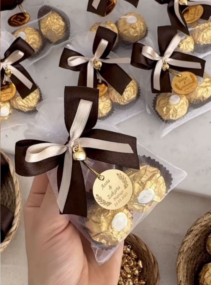 NSH-10-26 Çikolata / Kurabiye Nikah Hediyelik