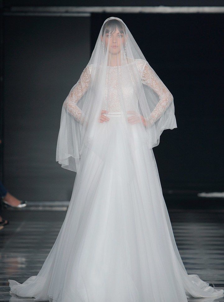 202 Rosa Clara Kabarık Gelinlik