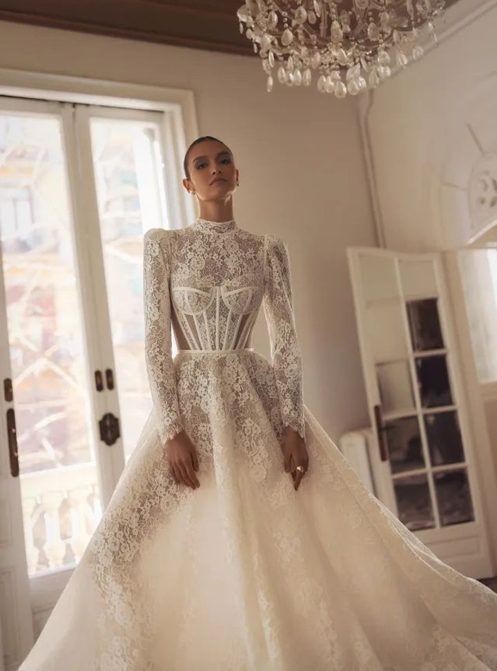 2025 Wona Concept -3-25 A Kesim Gelinlik