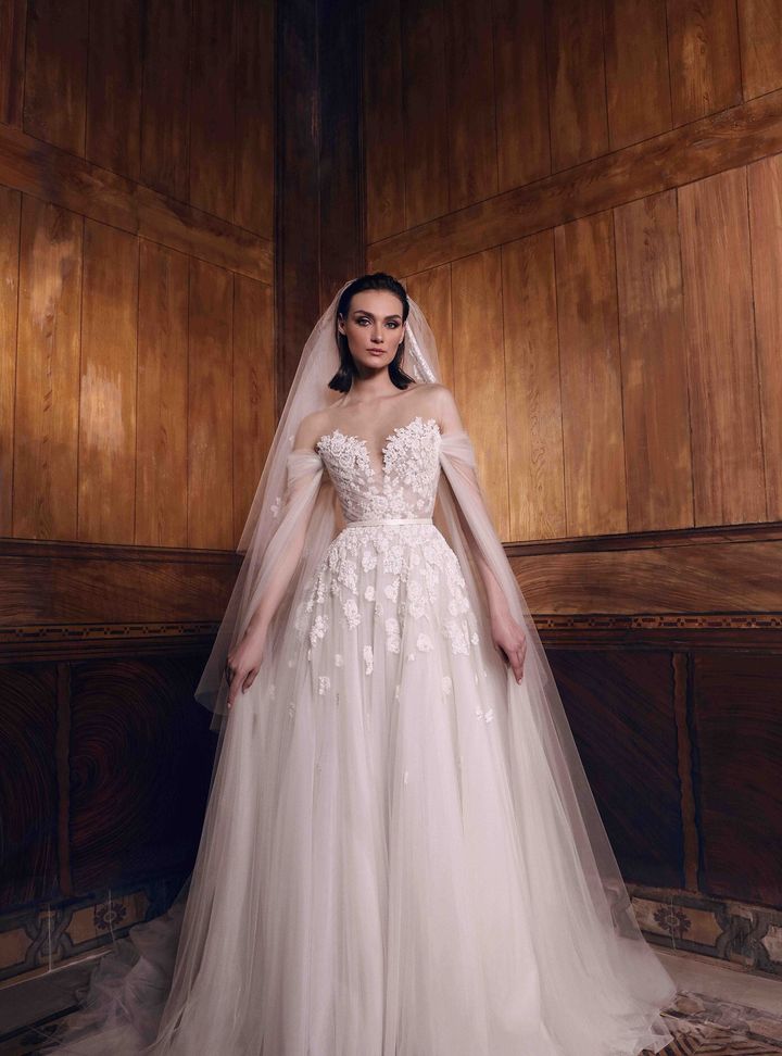Zuhair Murad Çiçekli Gelinlik