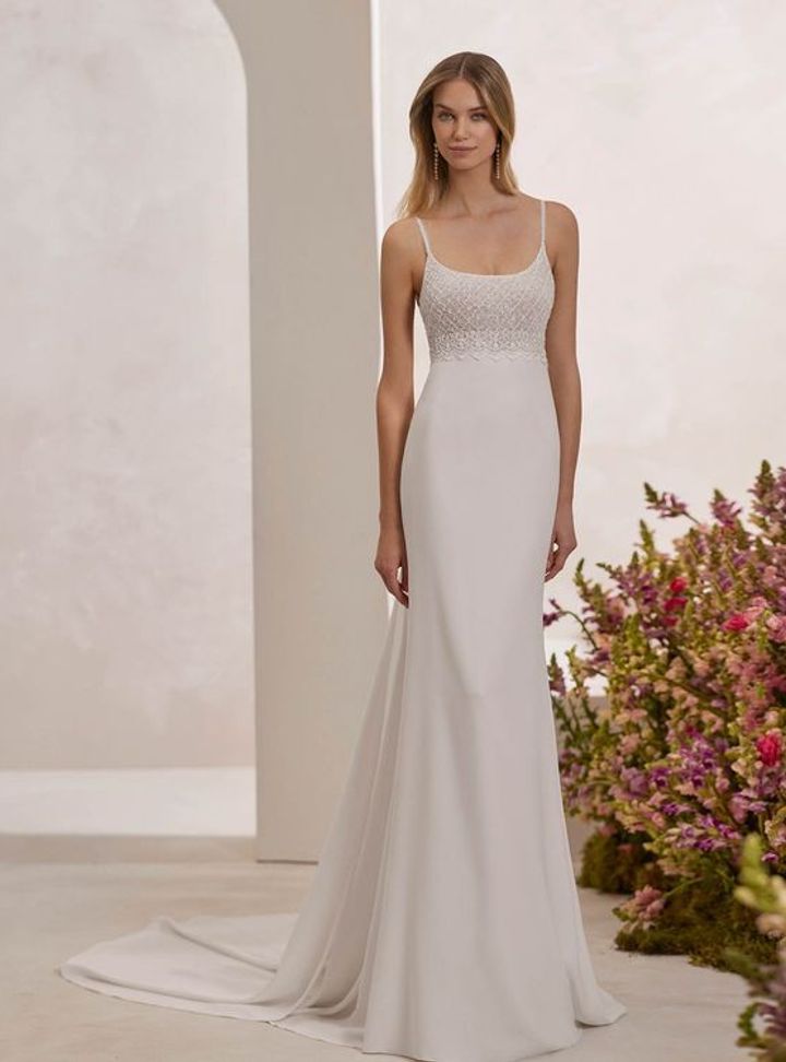 2025 Rosa Clara Askılı Gelinlik