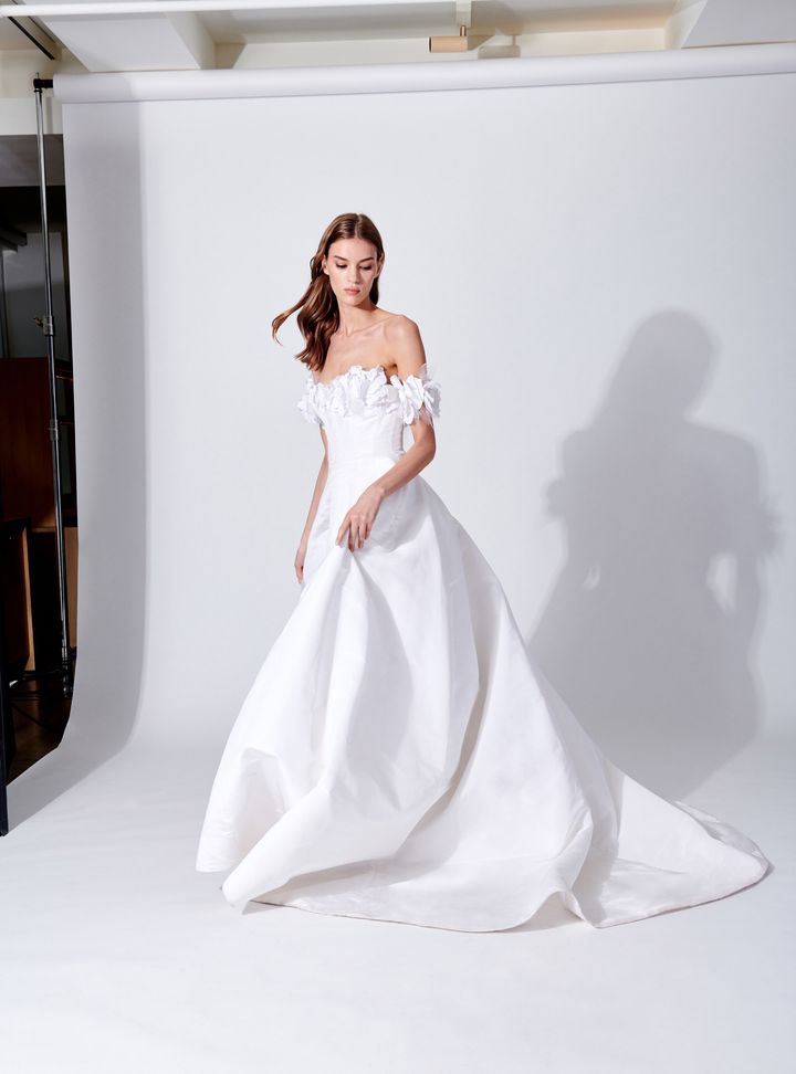 Oscar de la Renta Düşük Kollu A Kesim