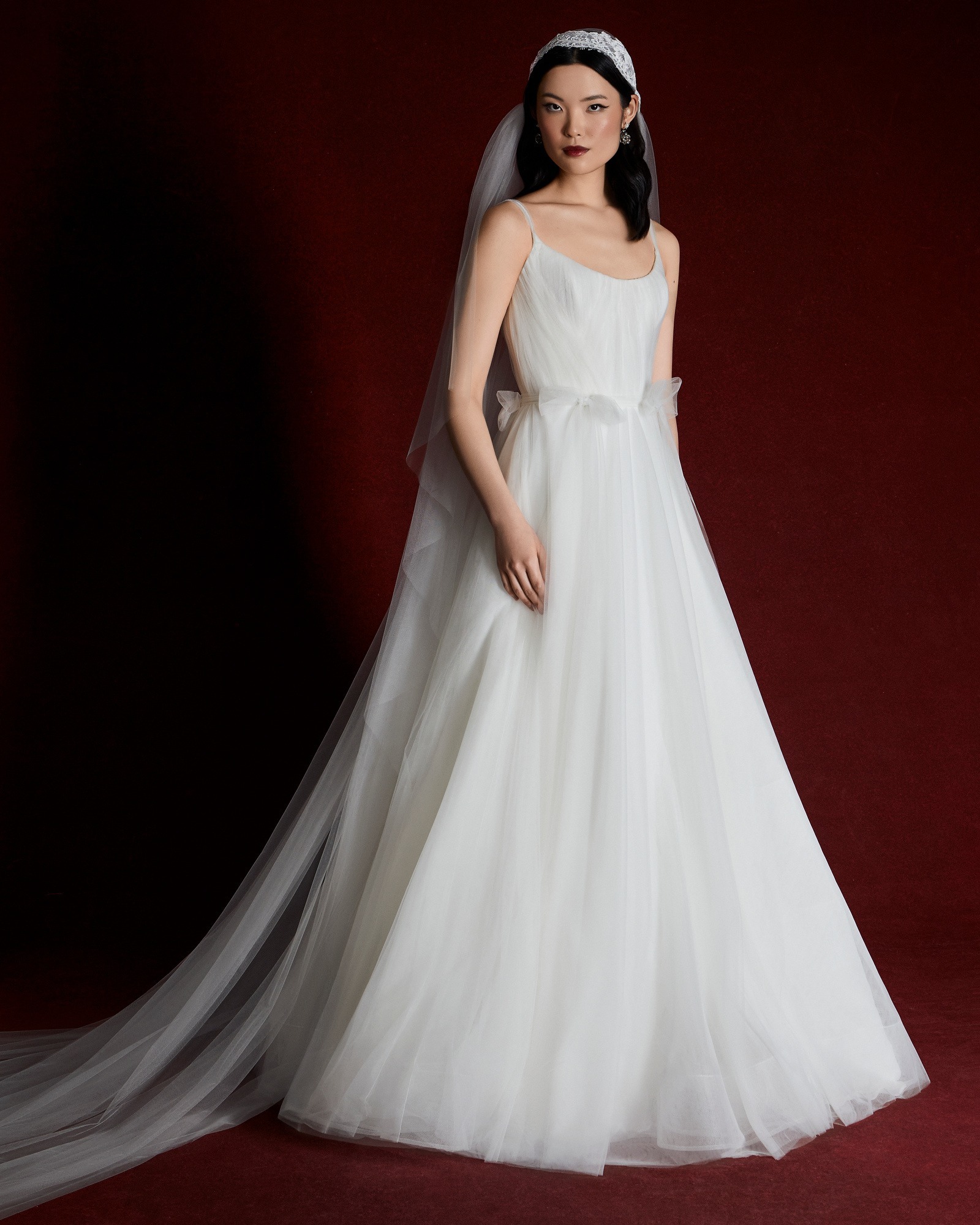 2026 Nadia Manjarrez 7-26 A Kesim Romantik U Yaka Gelinlik