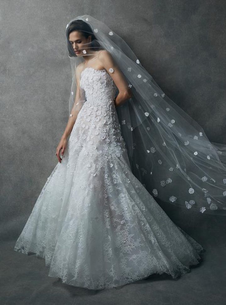 Oscar de la Renta Yarım Balık Gelinlik