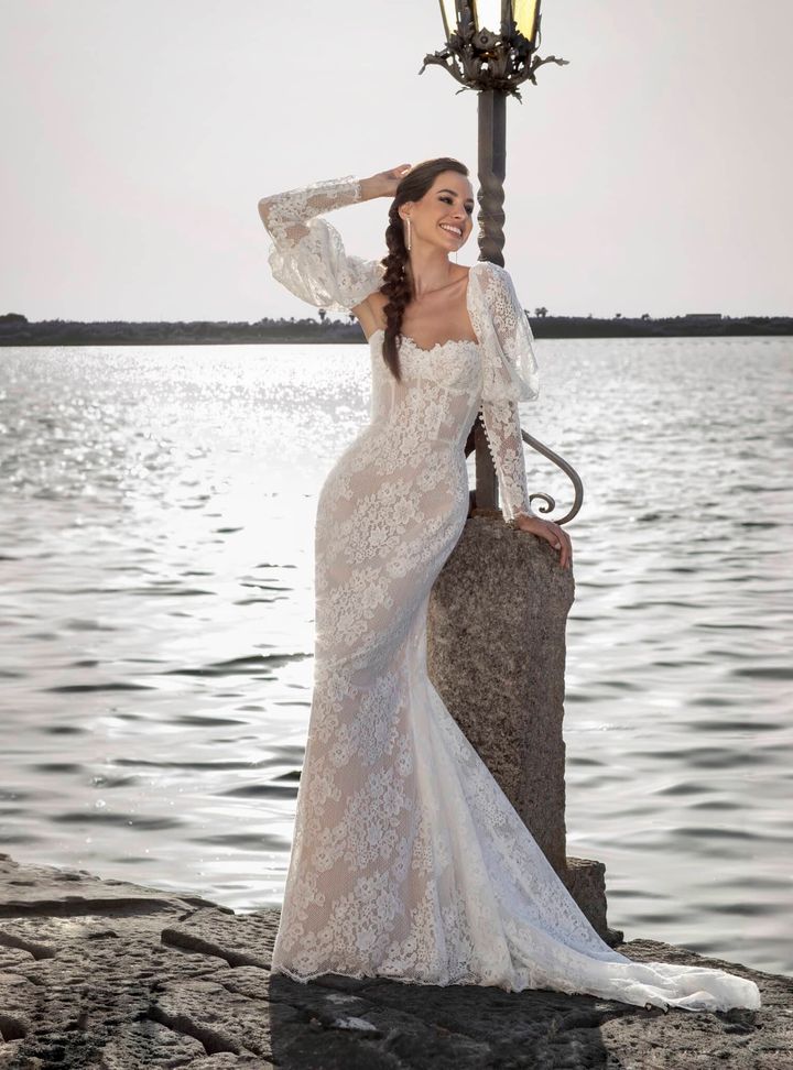 2025 Valentini Spose Karpuz Kol Balık Kesim Gelinlik