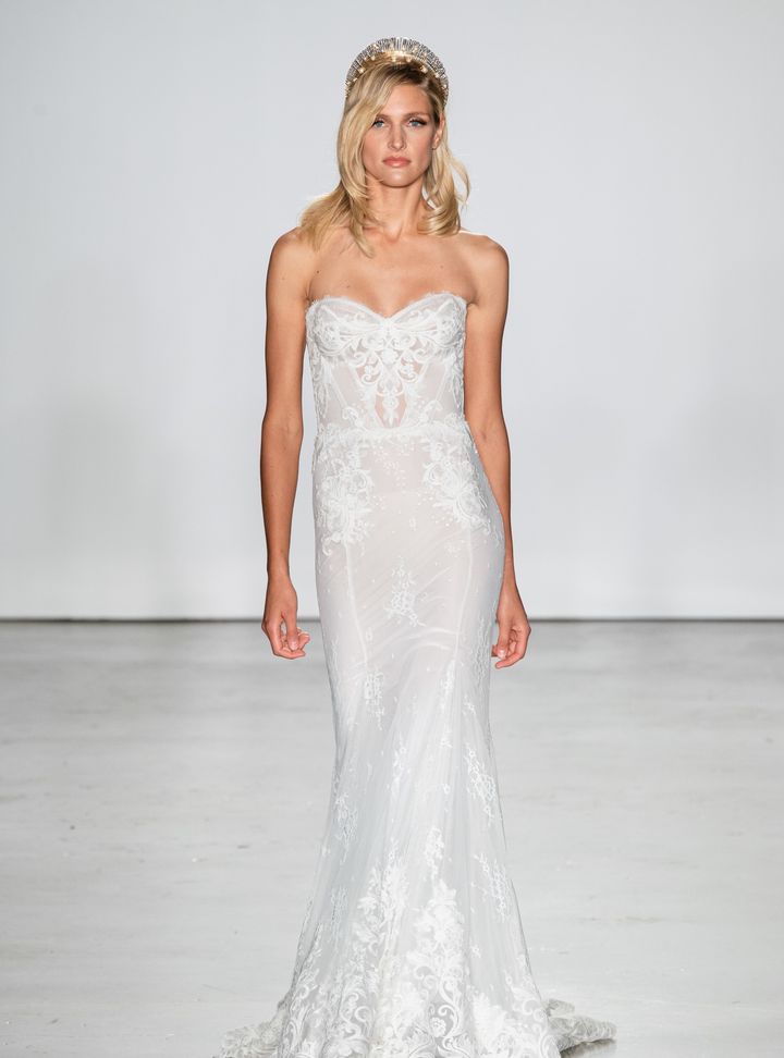 Inbal Dror Straplez Gelinlik