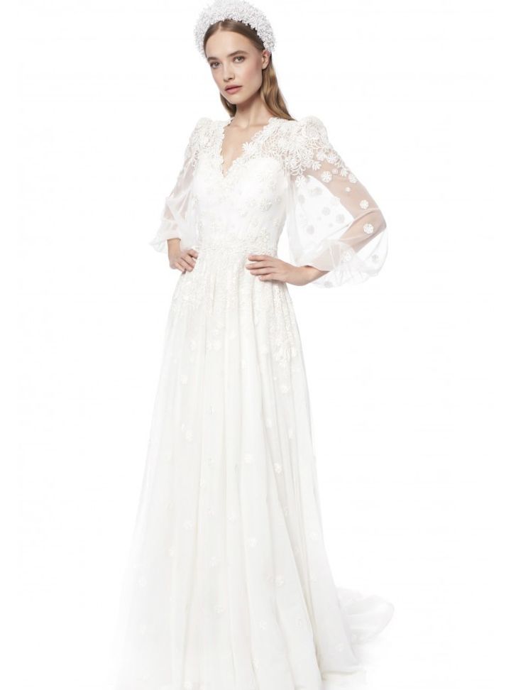 Jenny Packham Güpürlü Gelinlik