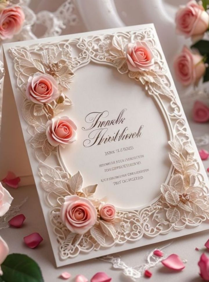 DVT-109-26 3 Boyutlu Düğün Davetiye