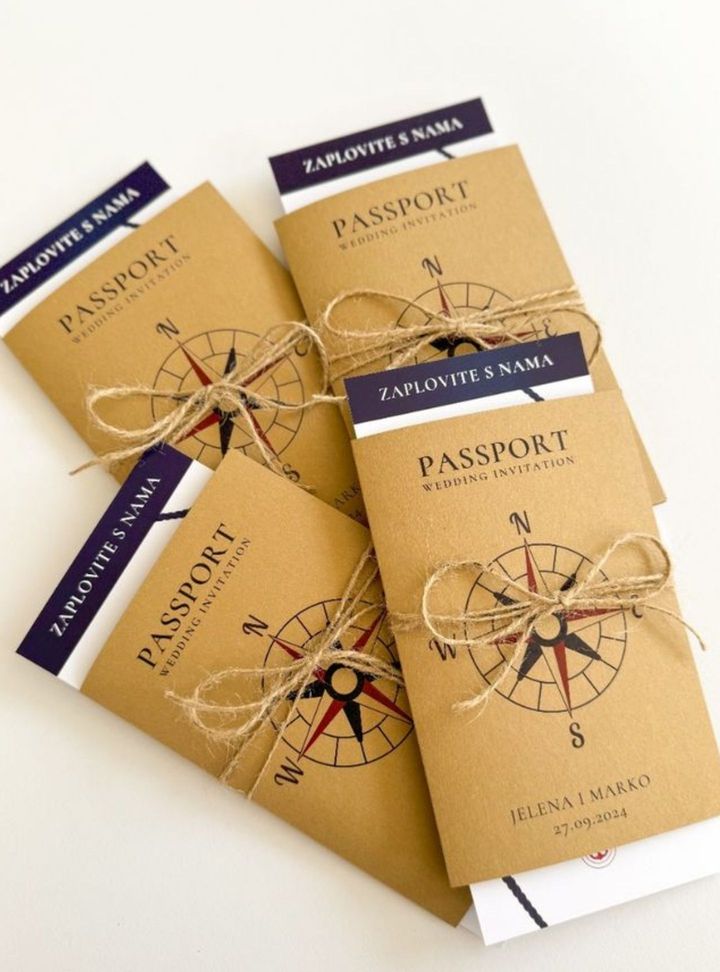 DVT-101-26 Düğün Pasaport Davetiye