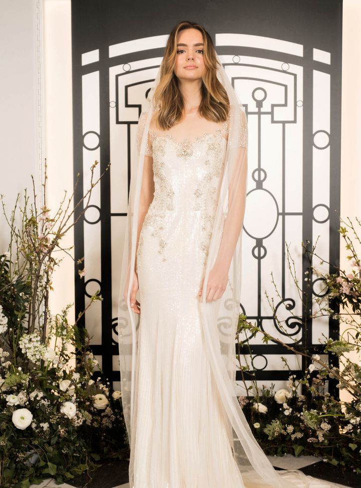 Jenny Packham Krem Renkli Gelinlik
