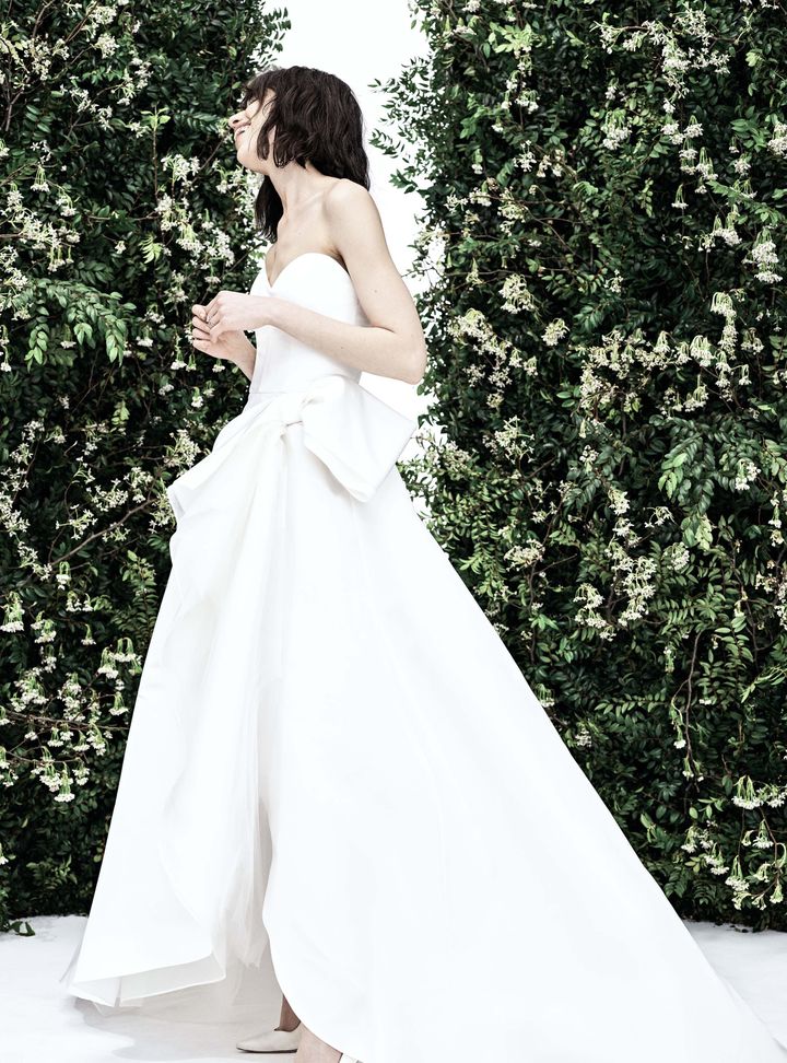 Carolina Herrera Straplez Gelinlik