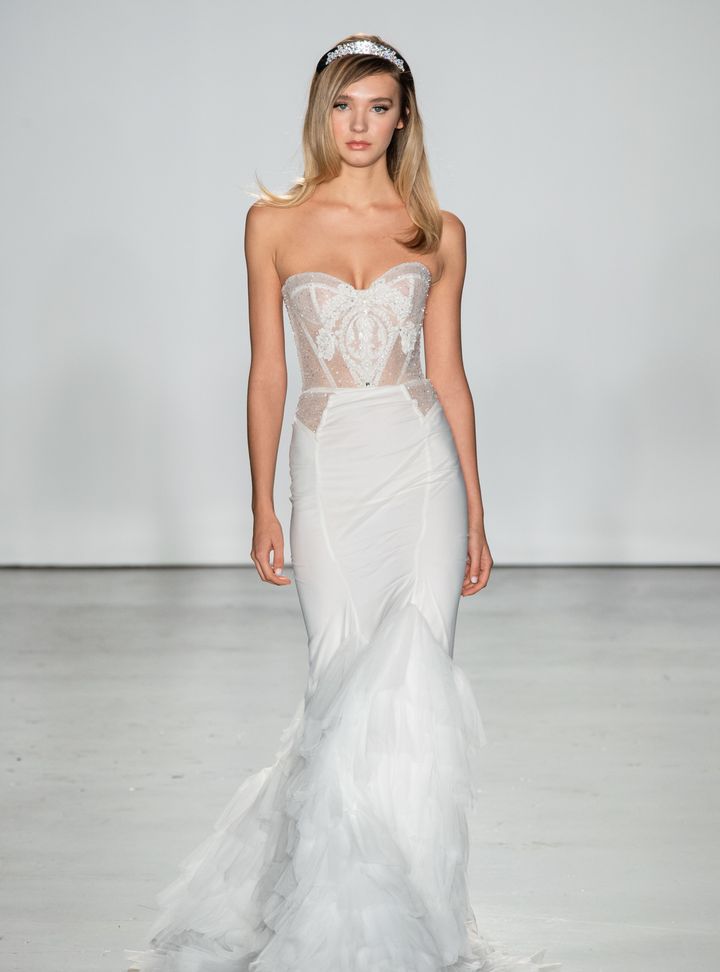 Inbal Dror Balık Kesim Gelinlik