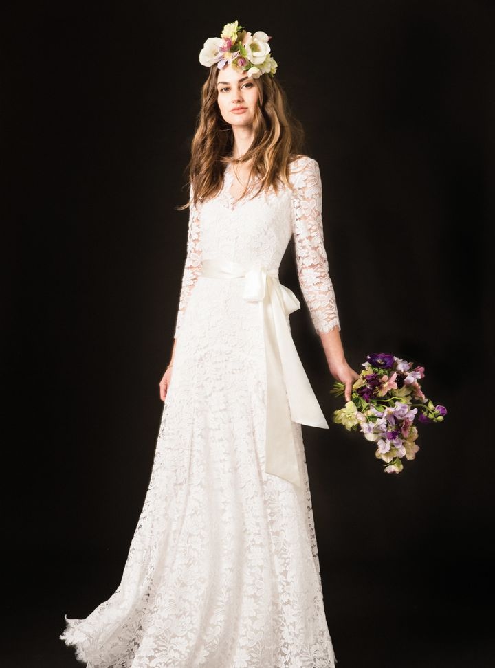 Temperley London Fırfırlı Gelinlik