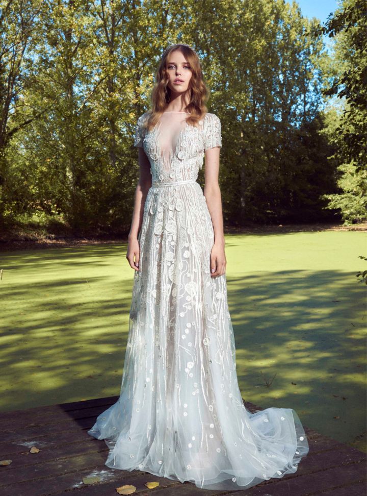 Zuhair Murad Kısa Kollu Gelinlik