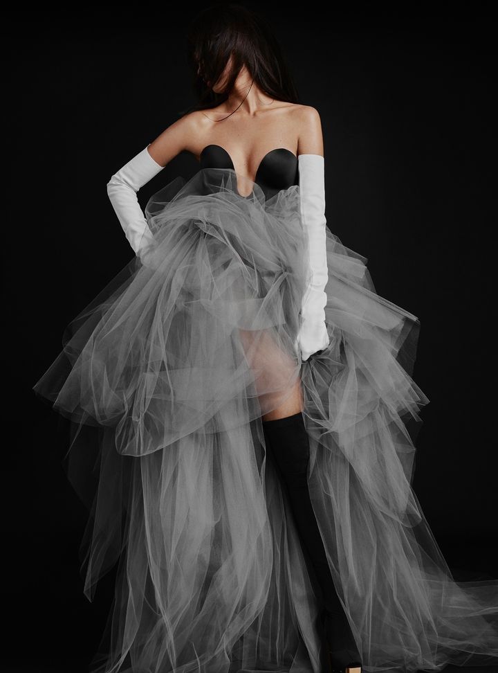 Vera Wang Asimetrik Gelinlik