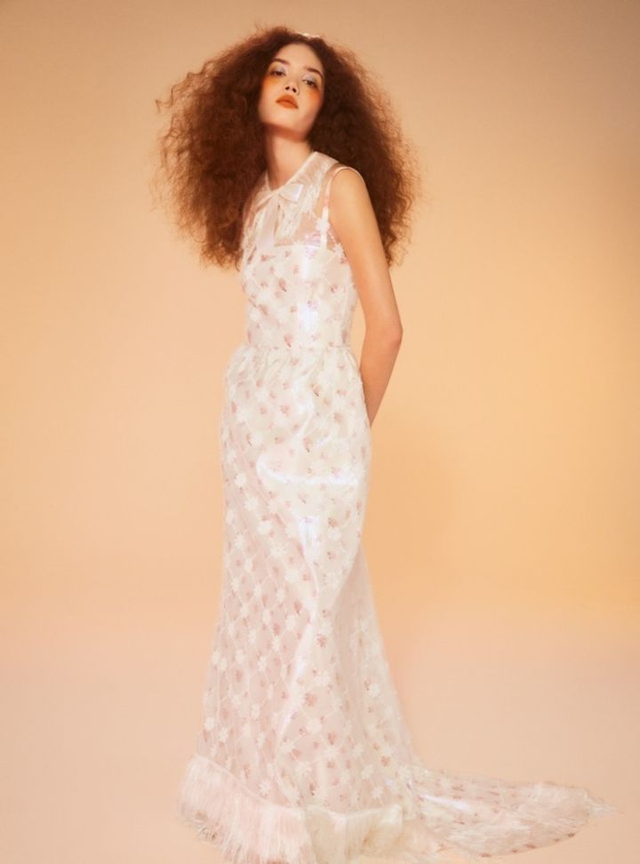 2025 Honor Bridal -12-25 A Kesim Bisiklet Yaka Gelinlik