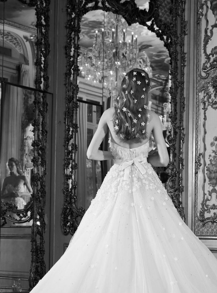 Elie Saab Fiyonk Kemerli A Kesim Gelinlik