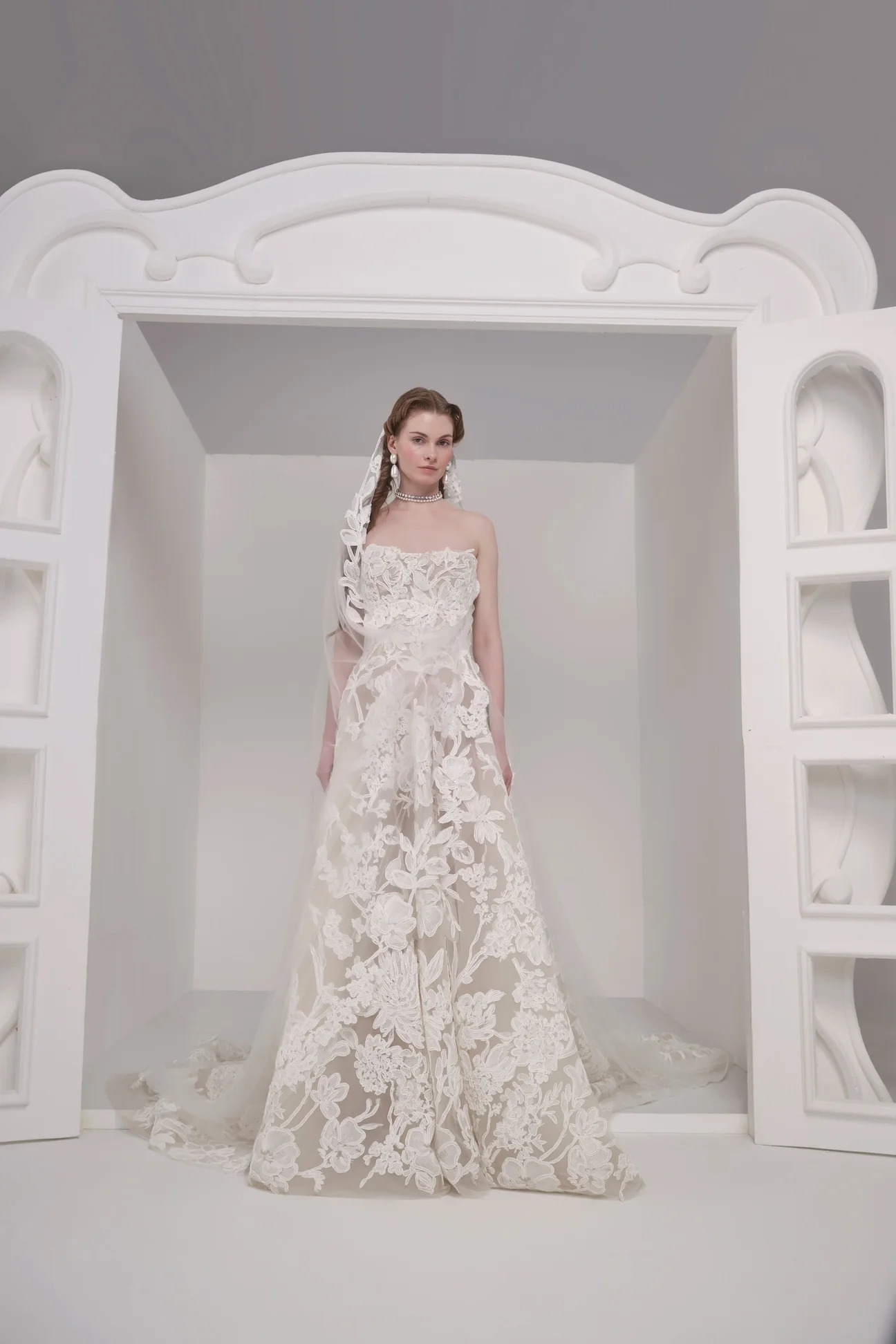 2026 Saiid Kobeisy -9-26 A Kesim Straplez Romantik Gelinlik