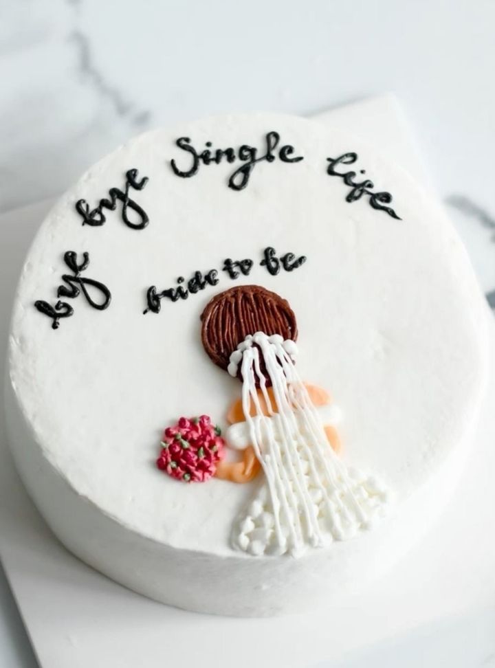 Yazılı Gelin Figürlü Bride to Be Pasta