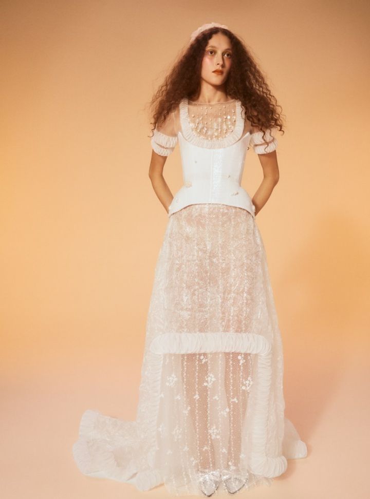 2025 Honor Bridal -6-25 A Kesim U Yaka Gelinlik