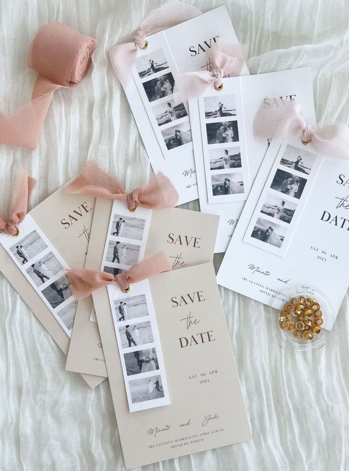 DVT-78-26 Düğün Fotoğraflı Davetiye