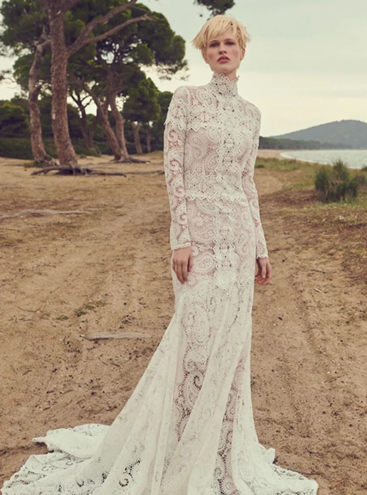 Costarellos Hakim Yaka Gelinlik