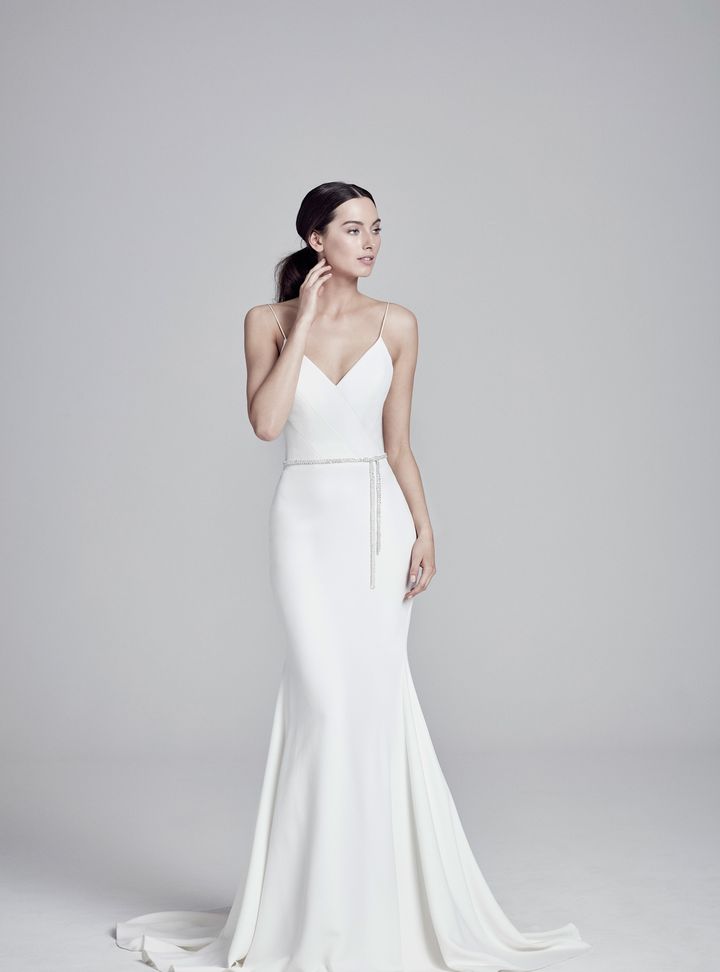 Suzanne Neville Askılı Balık Kesim Gelinlik