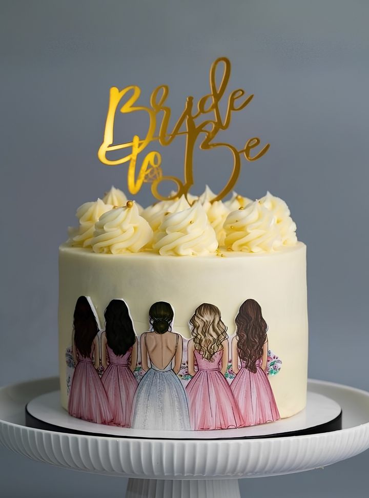 Gelin ve Nedime Figürlü Bride to Be Pasta