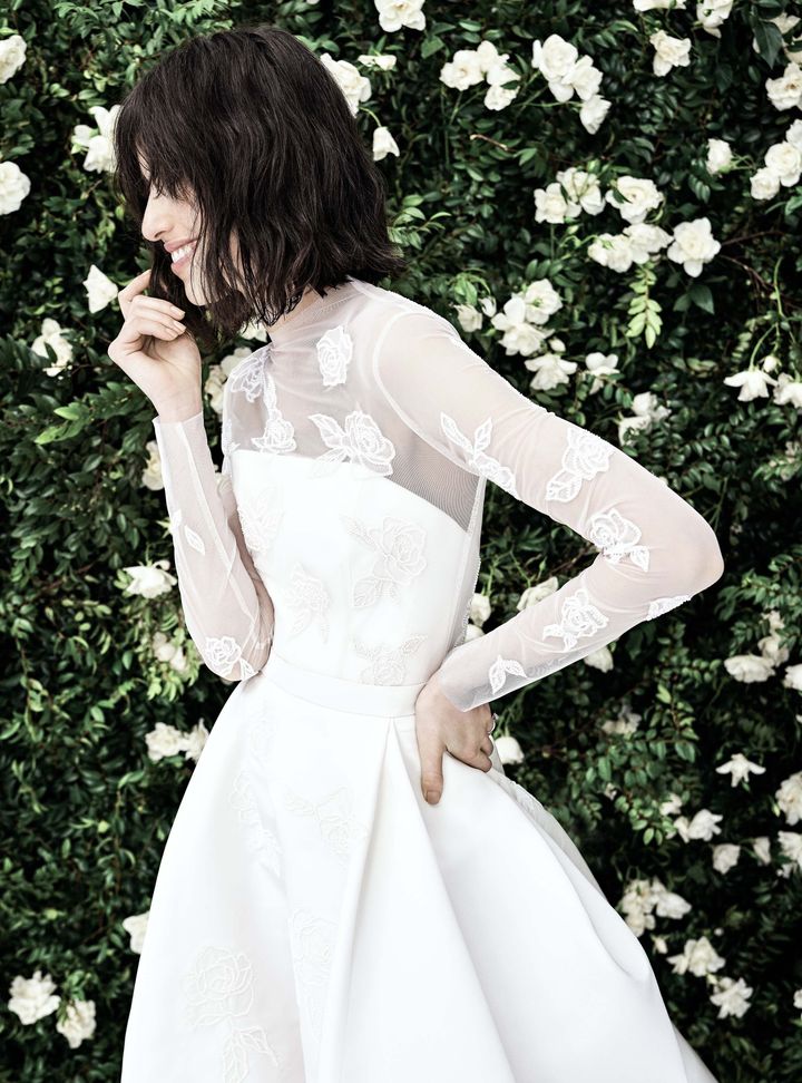 Carolina Herrera Hakim Yaka Gelinlik