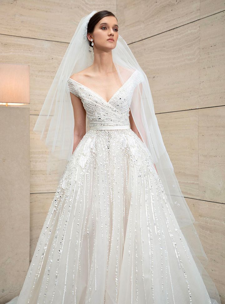 Elie Saab Taşlı Gelinlik