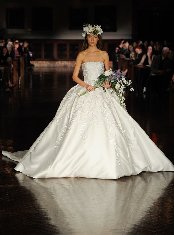 Reem Acra Prenses Kesim Gelinlik