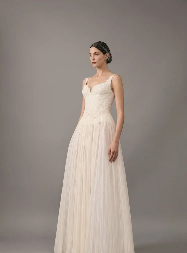 2026 House Of Gilles 31-26 A Kesim Bohem Sırt Dekolteli Gelinlik