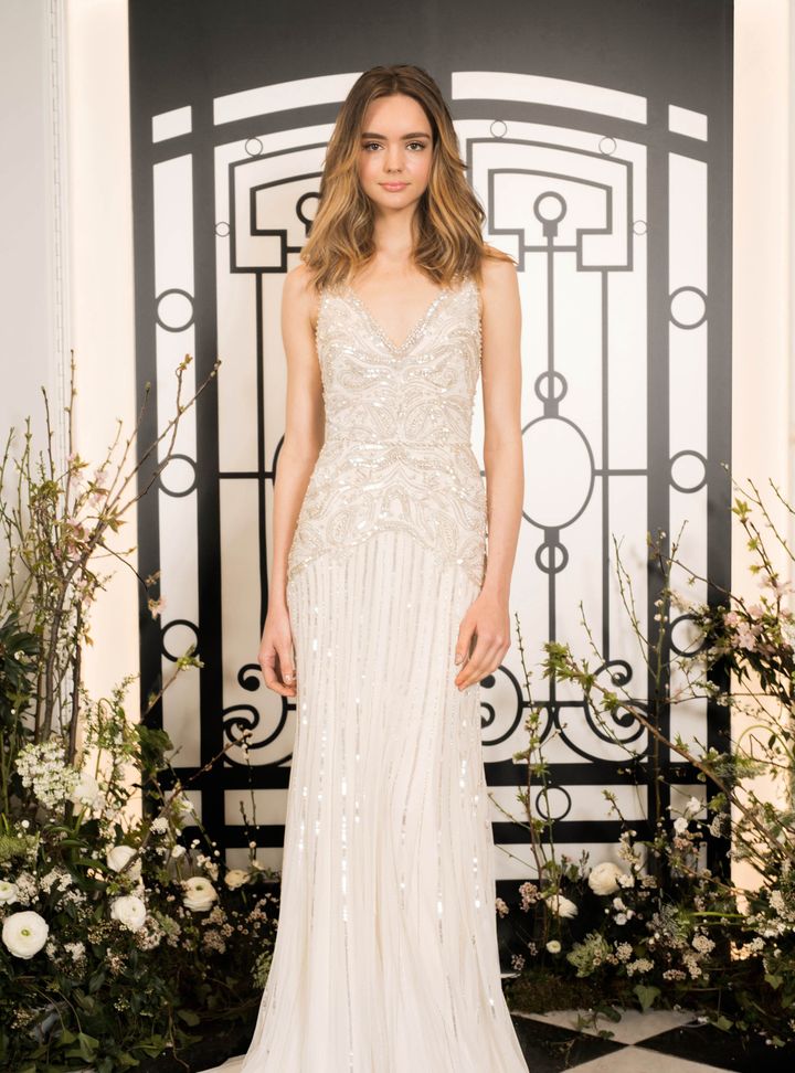 Jenny Packham Taş İşlemeli Gelinlik