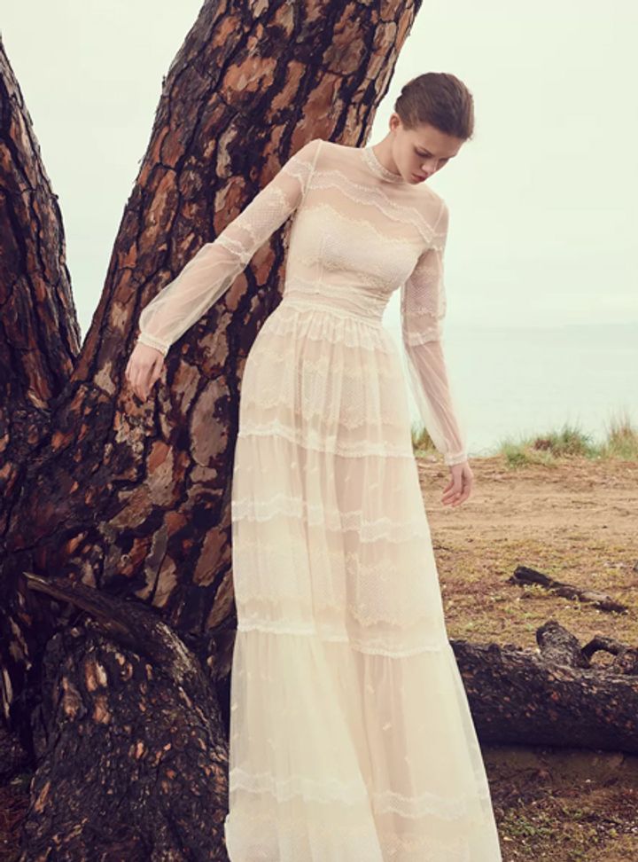 Costarellos Krem Gelinlik