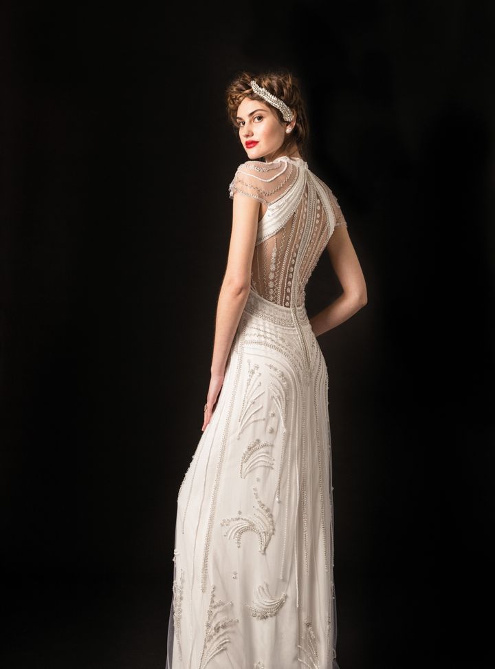 Temperley London Sırt Dekolteli Gelinlik