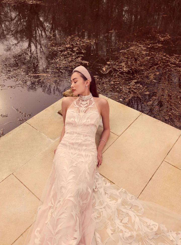 2025 Temperley London Hakim Yaka Gelinlik