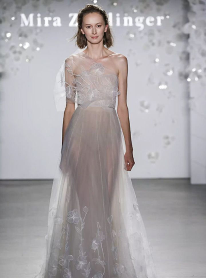 Mira Zwillinger Transparan Gelinlik