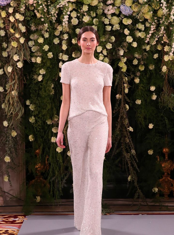 Jenny Packham Pantolonlu Gelinlik Modeli