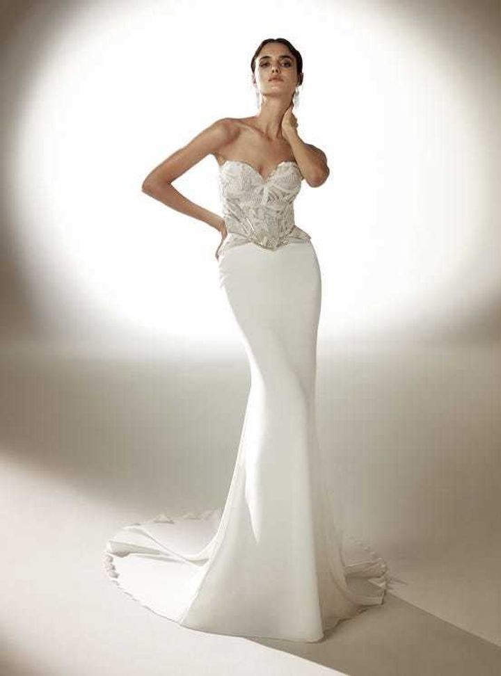 Pronovias Straplez Gelinlik