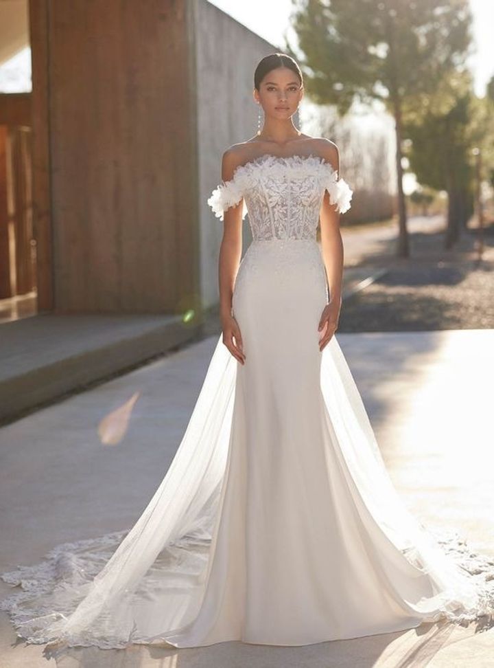 2025 Rosa Clara -1-25 Balık Kesim Gelinlik