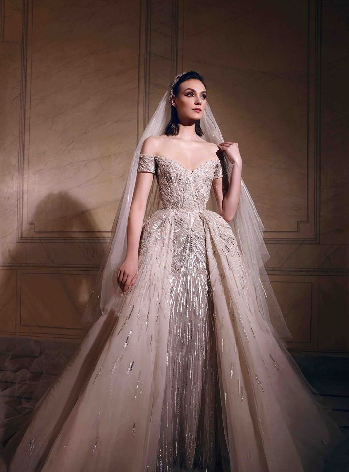 Zuhair Murad Düşük Omuz Gelinlik
