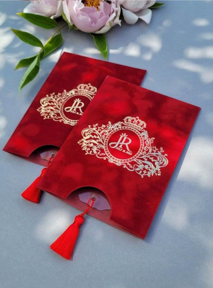 DVT-218-26 Kadife Kına Davetiye