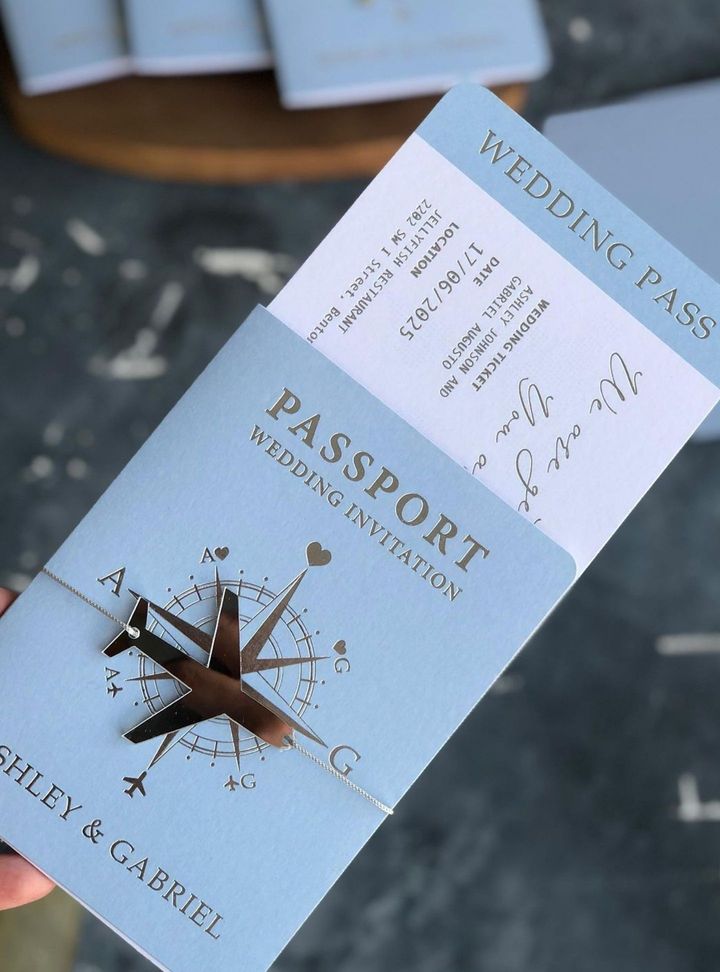 DVT--3-26 Düğün Pasaport Davetiye