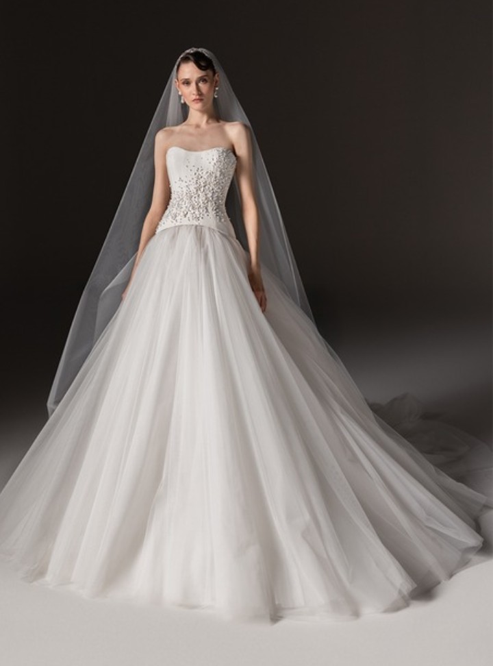 2026 Georges Hobeika -26-26 A Kesim Straplez Modern Gelinlik