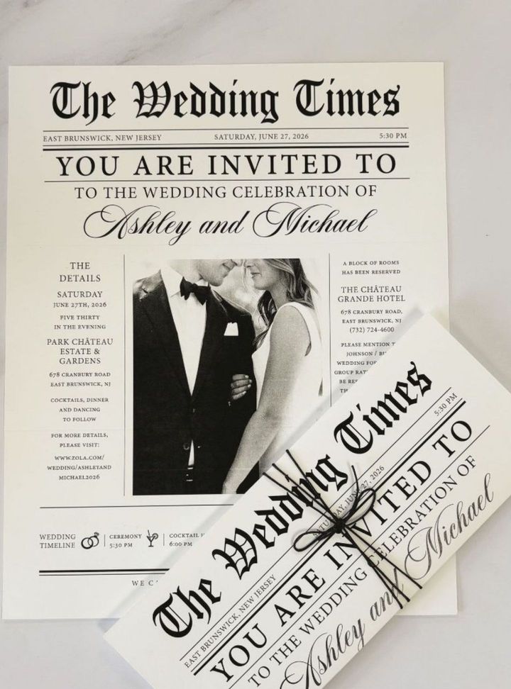 DVT-71-26 Düğün Fotoğraflı Sade Davetiye