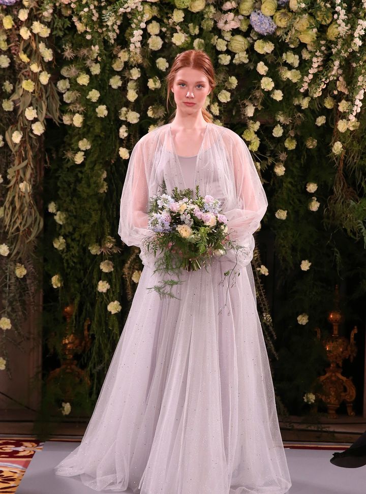 Jenny Packham Renkli Büyük Beden Gelinlik