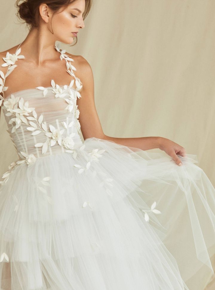 Oscar de la Renta Üç Boyutlu Gelinlik