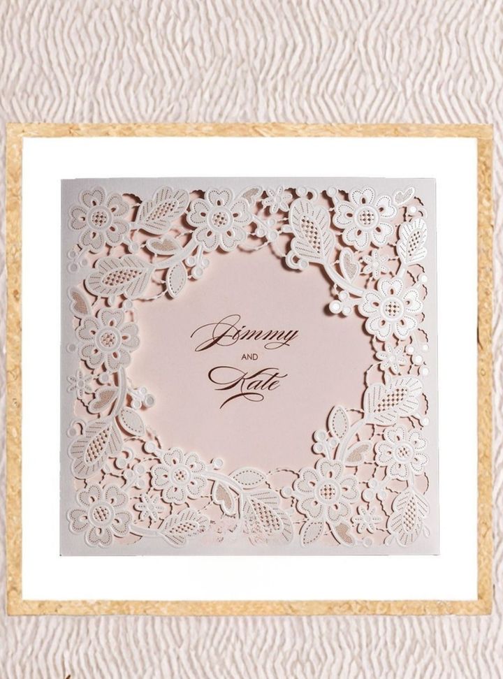 DVT-083-26 3 Boyutlu Düğün Davetiye