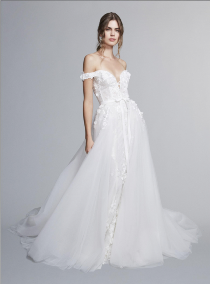 Marchesa Düşük Omuz Gelinlik